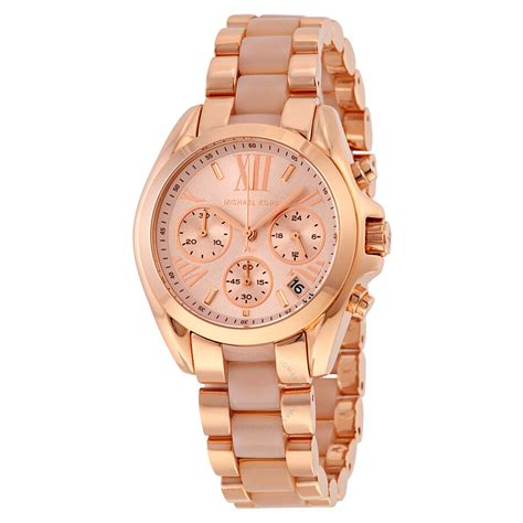 michael kors rose gold watches|mk rose gold watch women's.